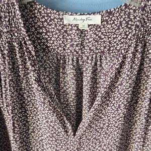 Monday Fun Purple Blouse